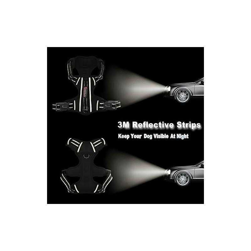 No Pull Reflective Dog Harness with Handle S69987