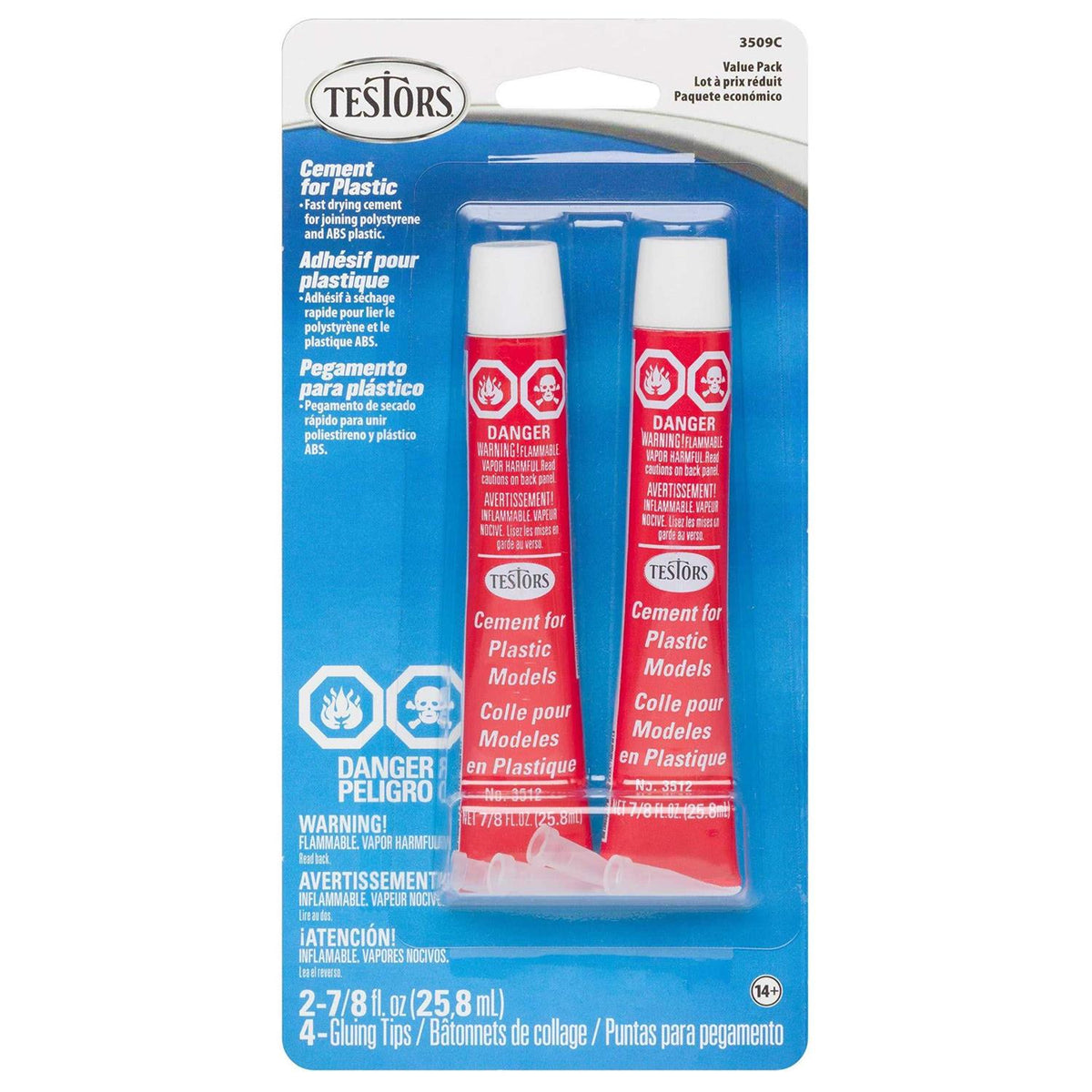 Testors Cement for Plastic Value Pack C7103