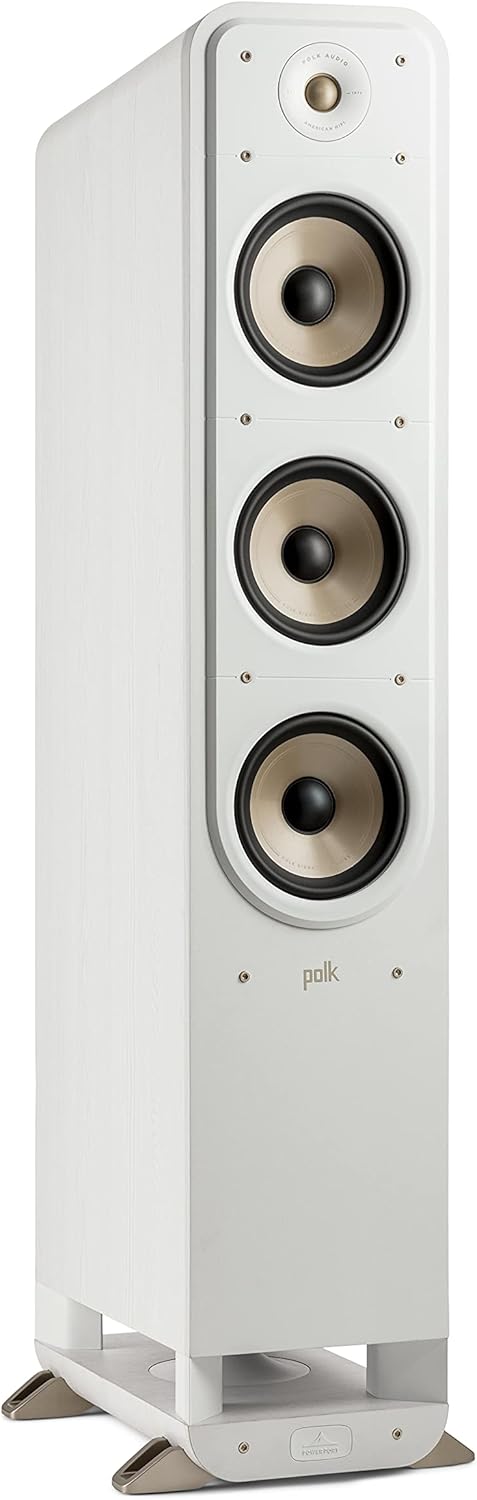 Walnut Tower Speaker with 1" Tweeter & Three 6.5" Woofers O5697