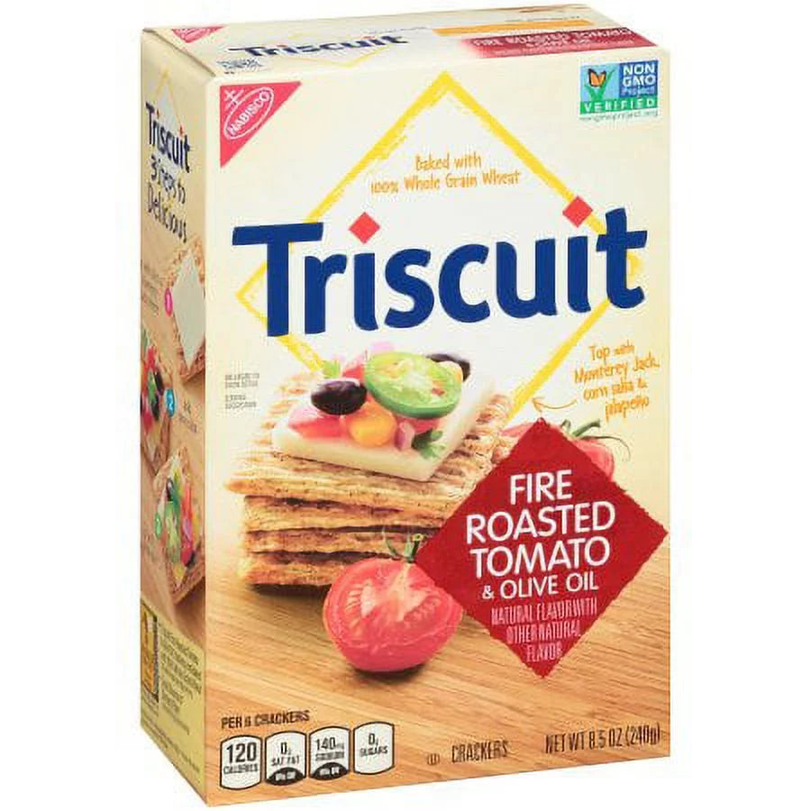 Fire Roasted Tomato & Olive Oil Crackers Pack of 8 S413391
