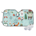 Christmas Winter Animals Windshield Sun Shade X988