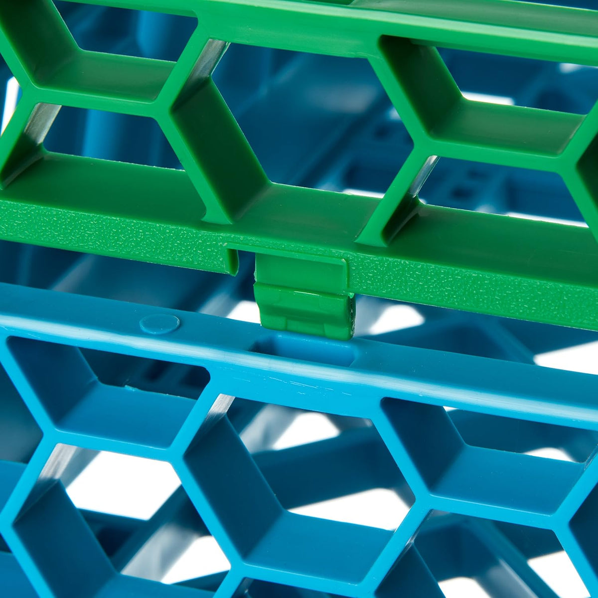9 Compartment Glass Rack Extender, Green, Pack of 6 E3206