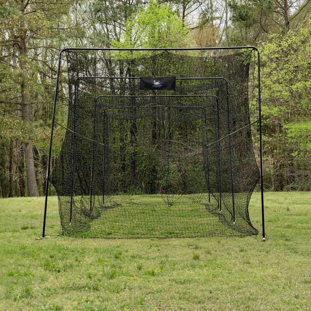 40 Foot Collapsable Batting Cage with Frame and Netting C942376