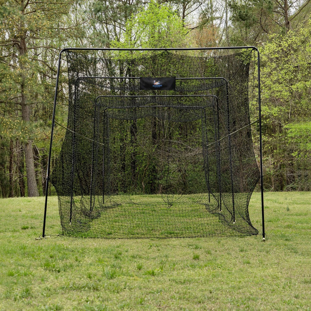 40 Foot Collapsable Batting Cage with Frame and Netting C942376