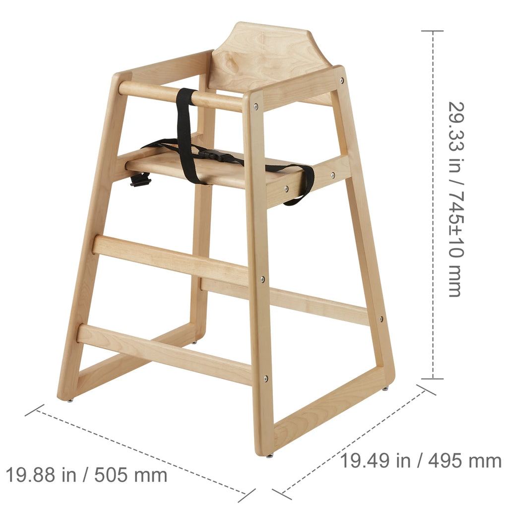 Wooden Portable Baby High Chair O9359