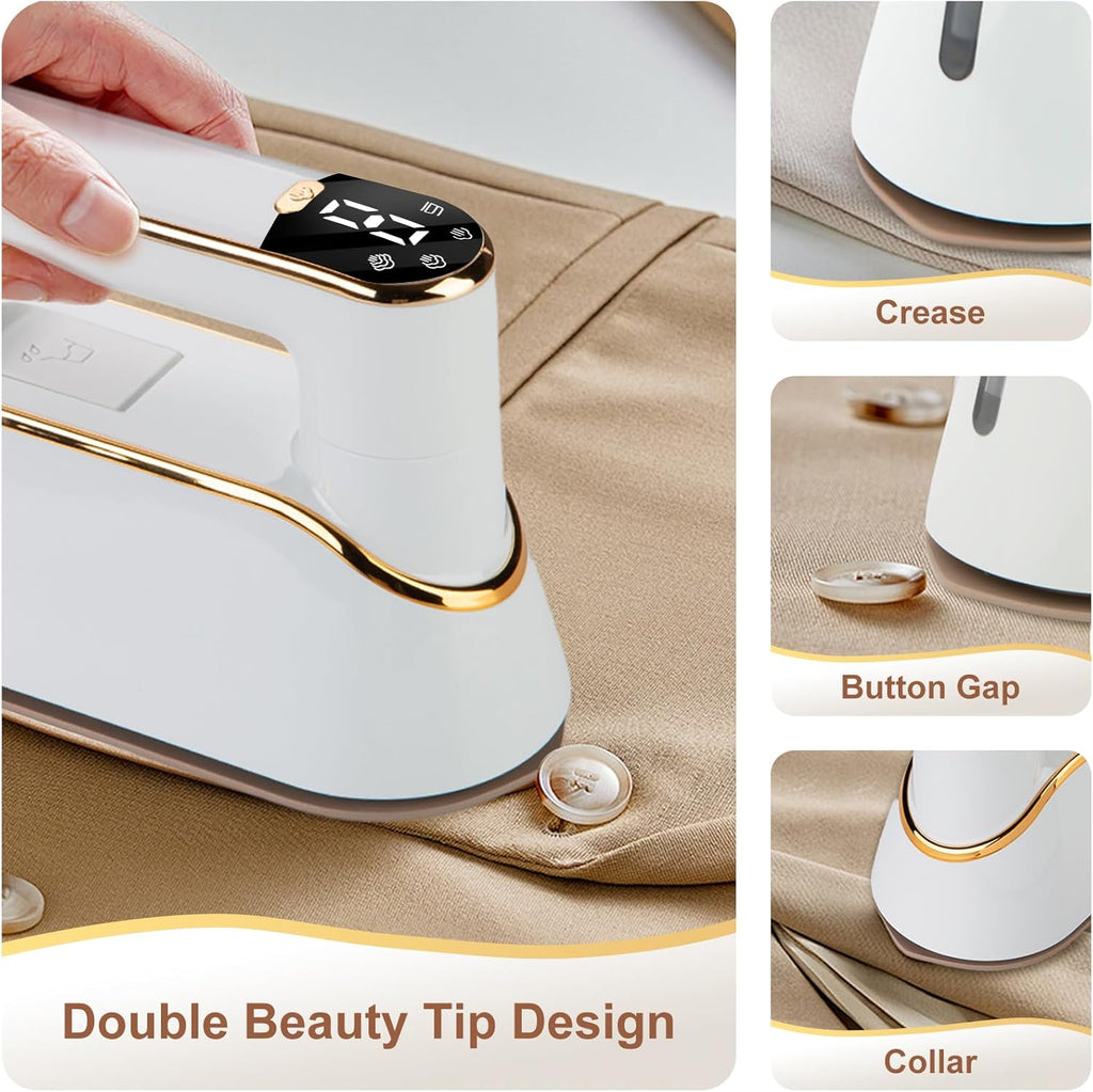 1300W Portable Handheld Clothes Steamer with LCD Screen U605099
