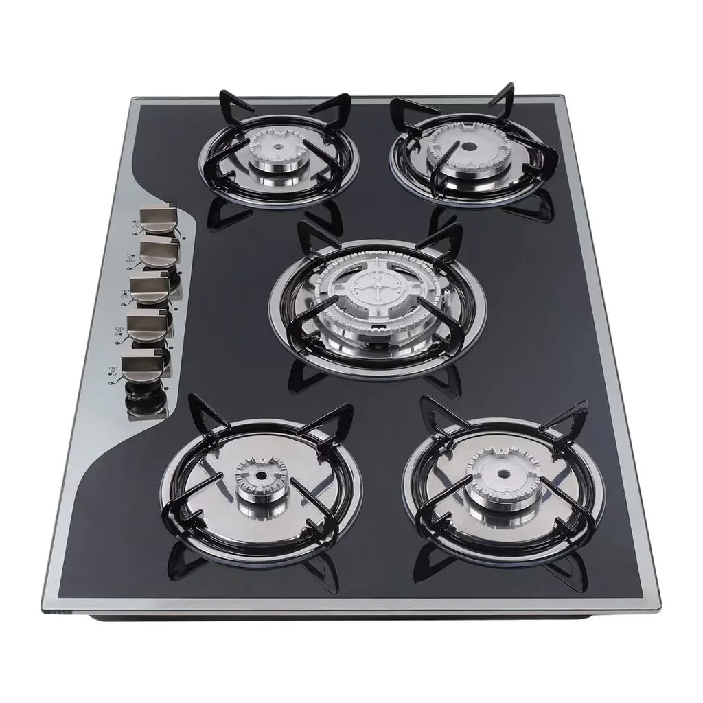 5 Burner Tempered Glass Gas Cooktop U62368