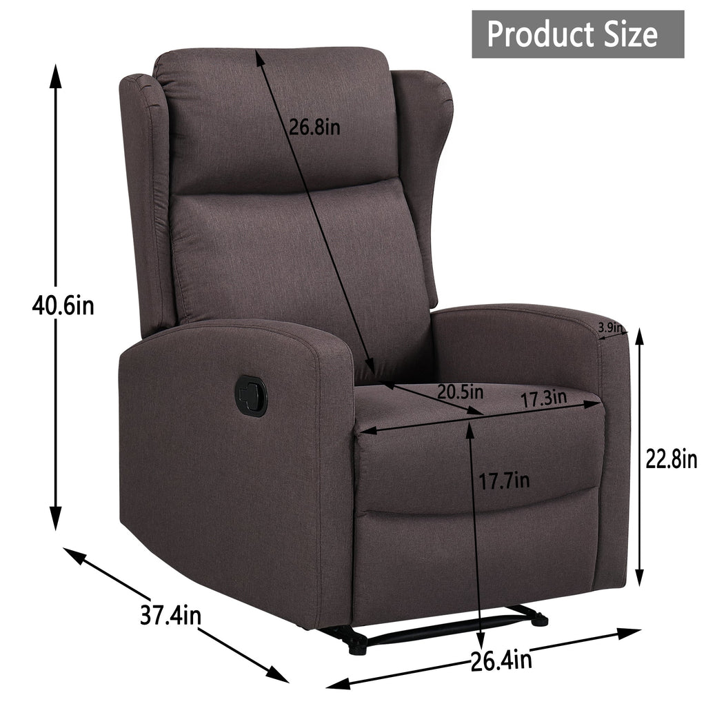 Brown Recliner Sofa Chair N904