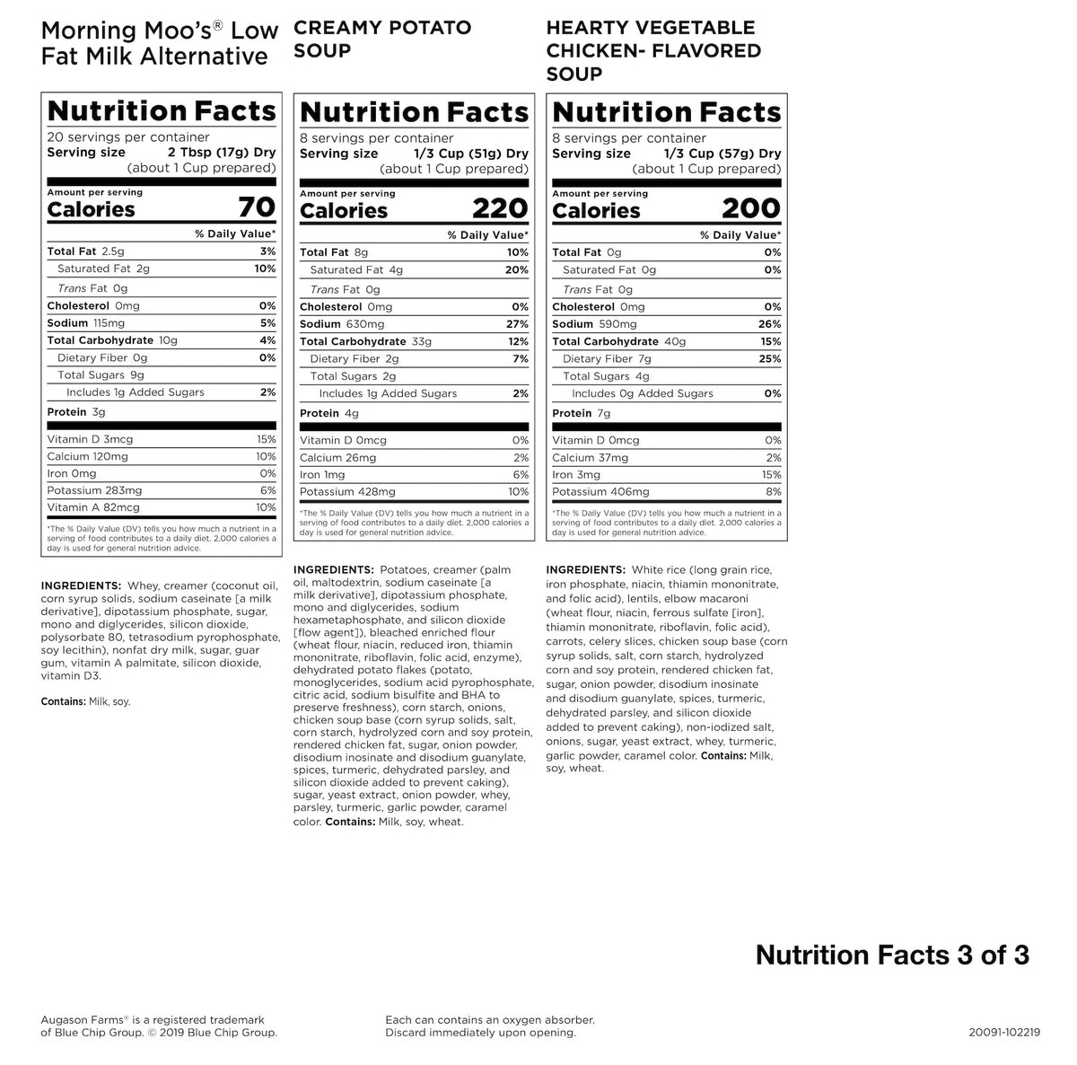 30-Day Emergency Food Supply P1042