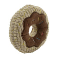 Donut Squeaky Plush Dog Toy J467342