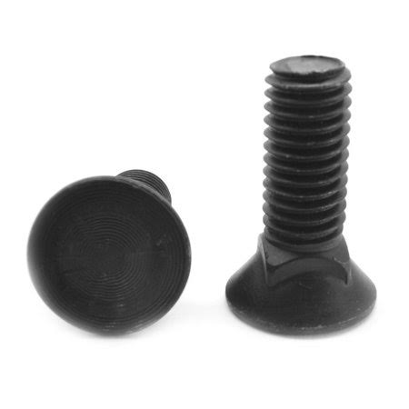 3/4 inch-10 x 3 inch Coarse Thread Grade 5 Plow Bolt Black Oxide Pk 100 Q91590