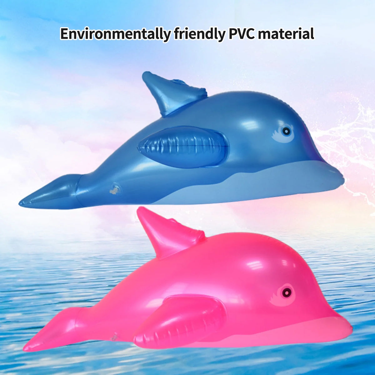 Inflatable Dolphin Fish PVC Toy for Swimming Pool W251