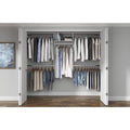 White Wood Closet System O5677