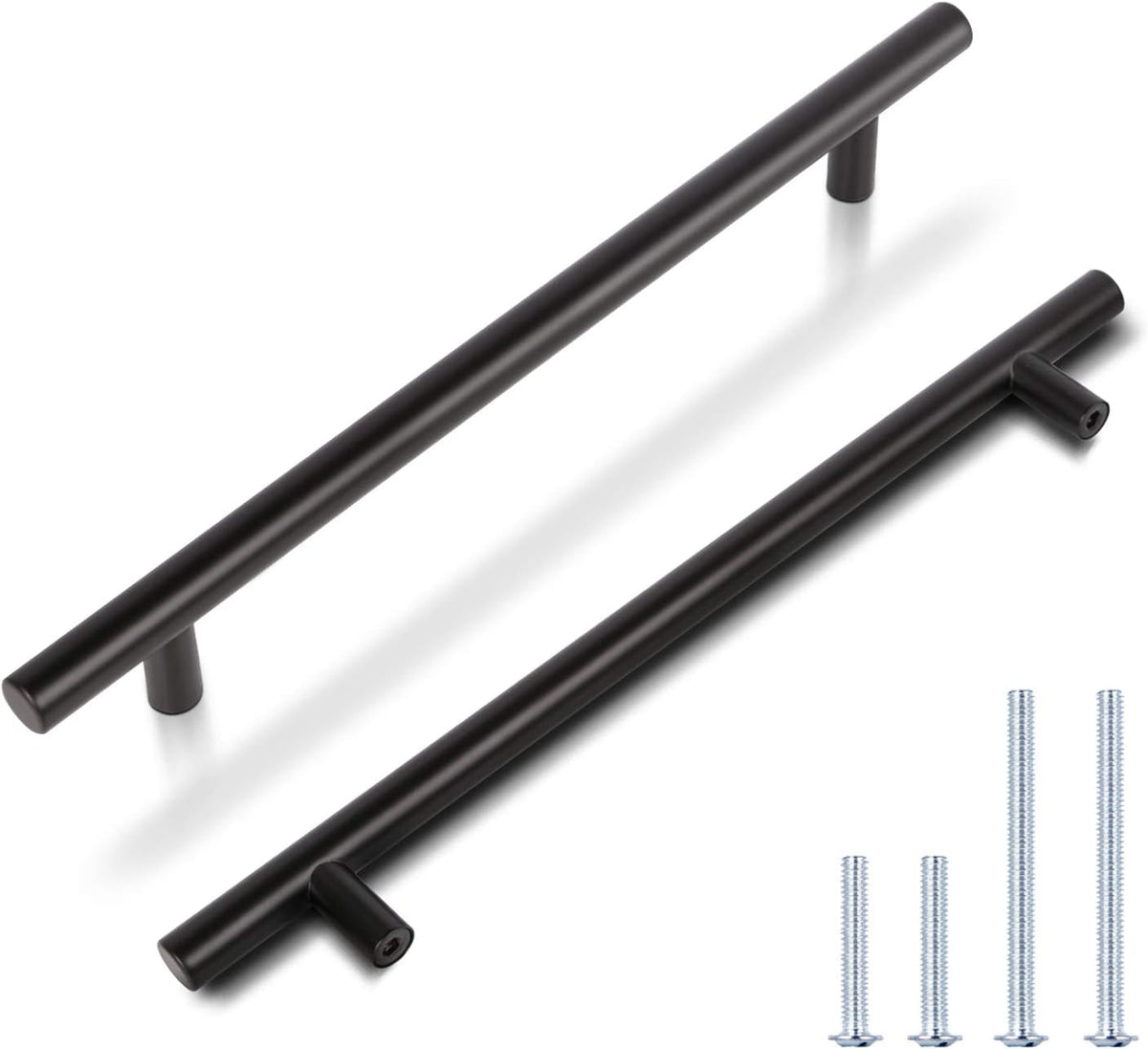30 Pack Black Stainless Steel Cabinet Pulls and Handles A472