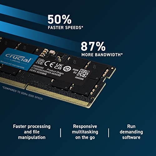 16GB DDR5 4800MHz CL40 Laptop Memory B648276
