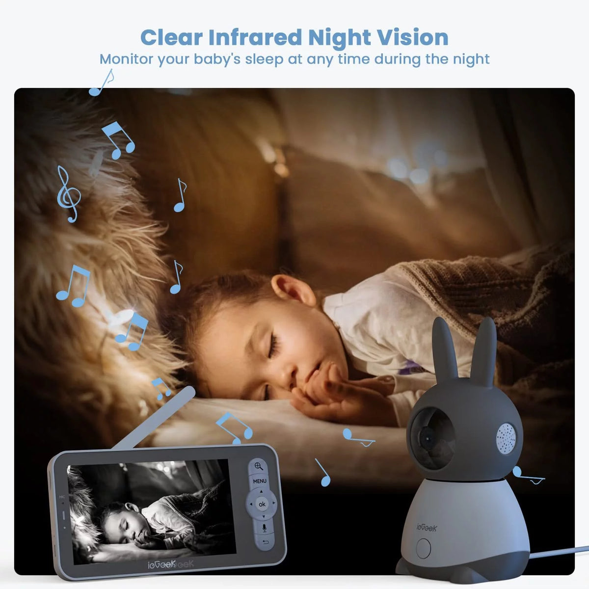 Baby Monitor with Camera and Audio E920064