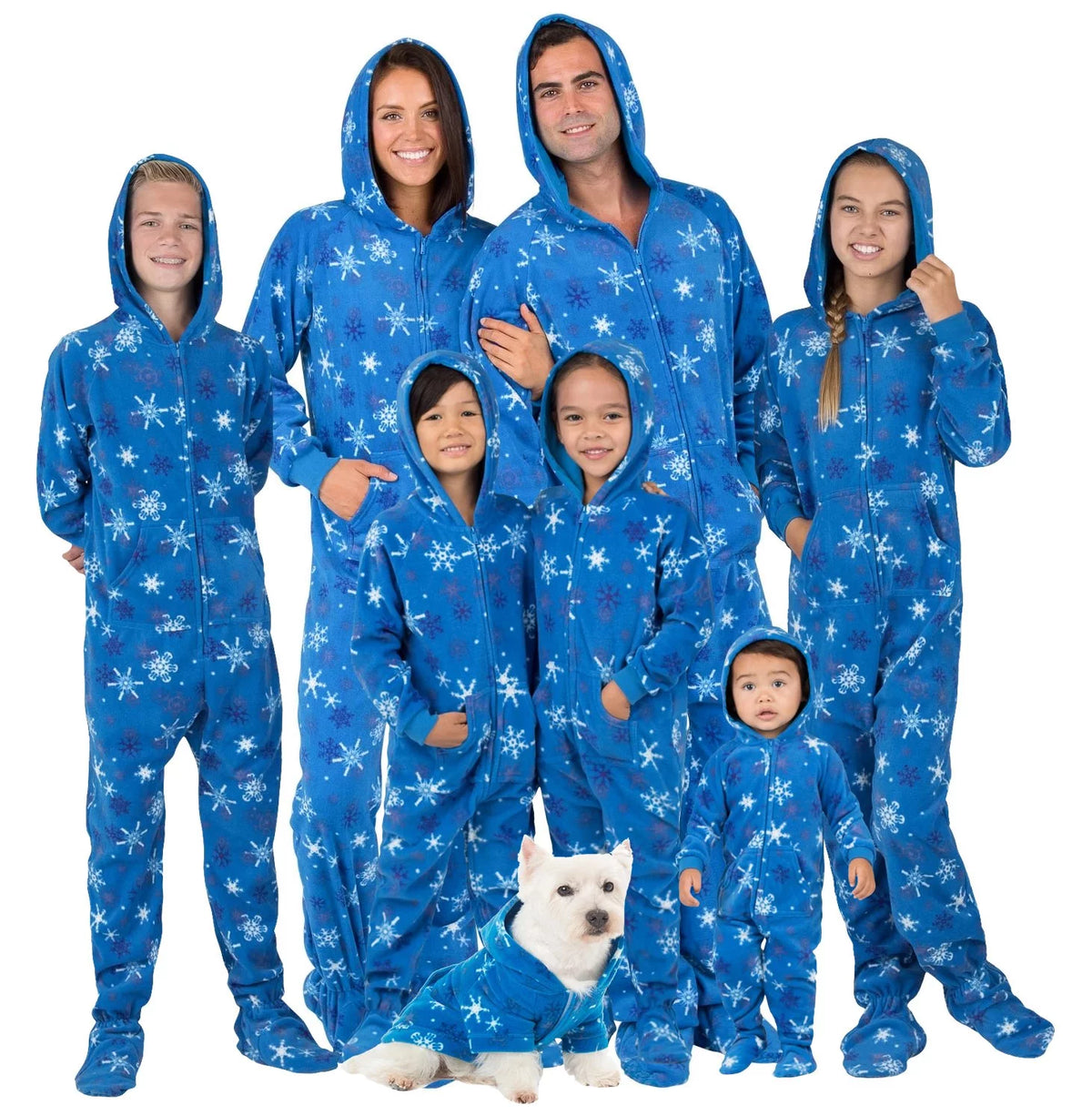 Footed Pajamas Hoodie One Pieces A689365