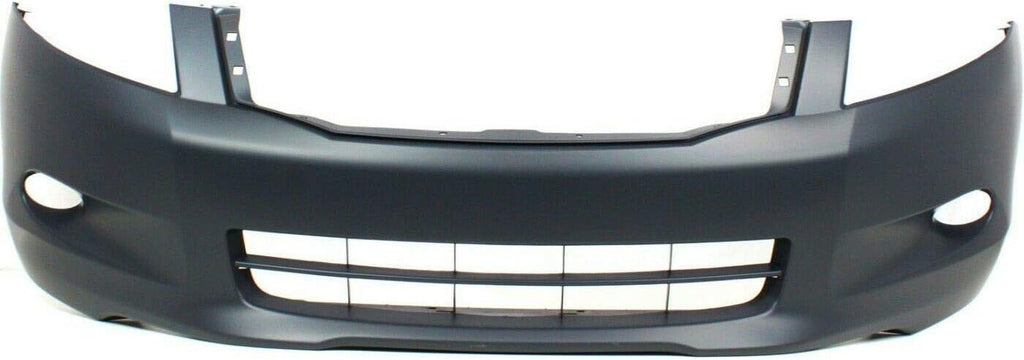 Plastic Bumper Cover Fascia for 2008-2010 Honda Accord EX-L EX Sedan with Fog Light Holes H219333