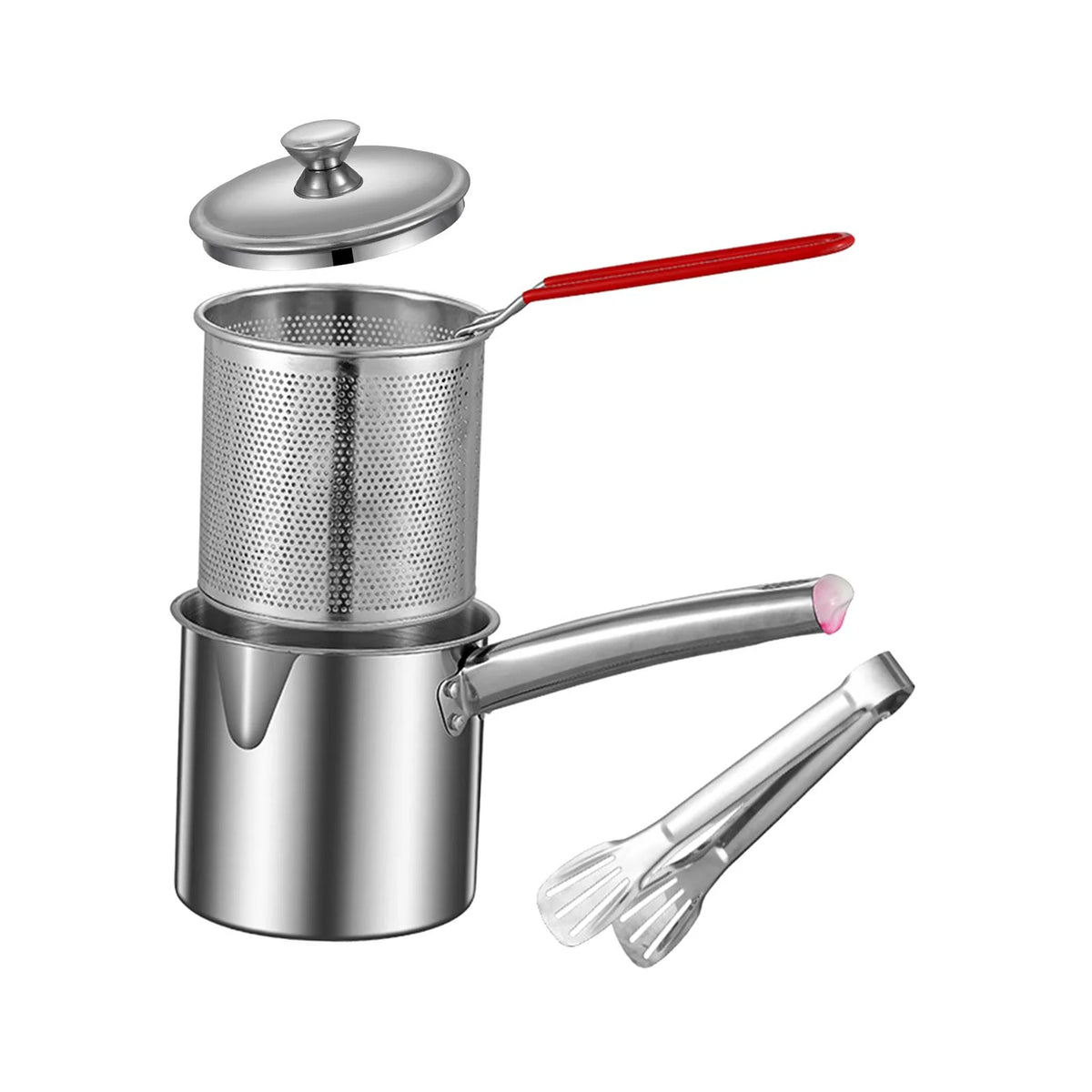 Nonstick Deep Frying Pot with Handles 1.2L H603