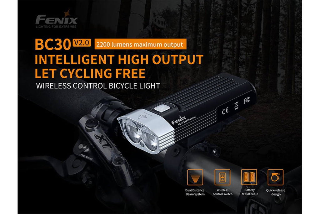 LED Bike Light with Wireless Remote Switch K536425