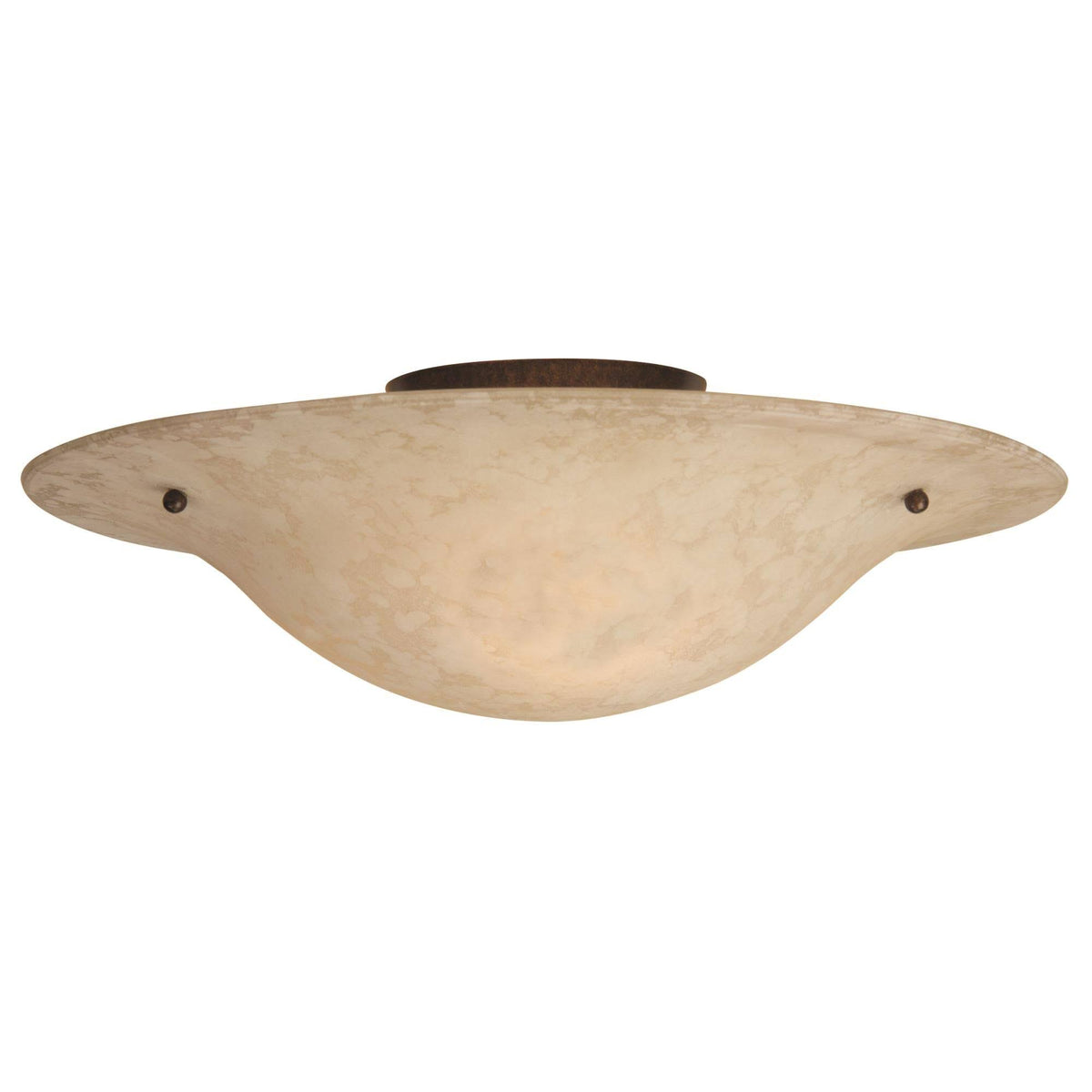 Aged Bronze Flush Mount Ceiling Light C9329