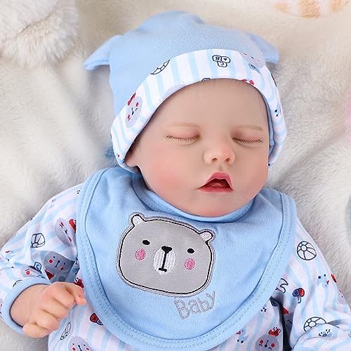 17 Inch Realistic Reborn Baby Doll with Feeding Kit B130198