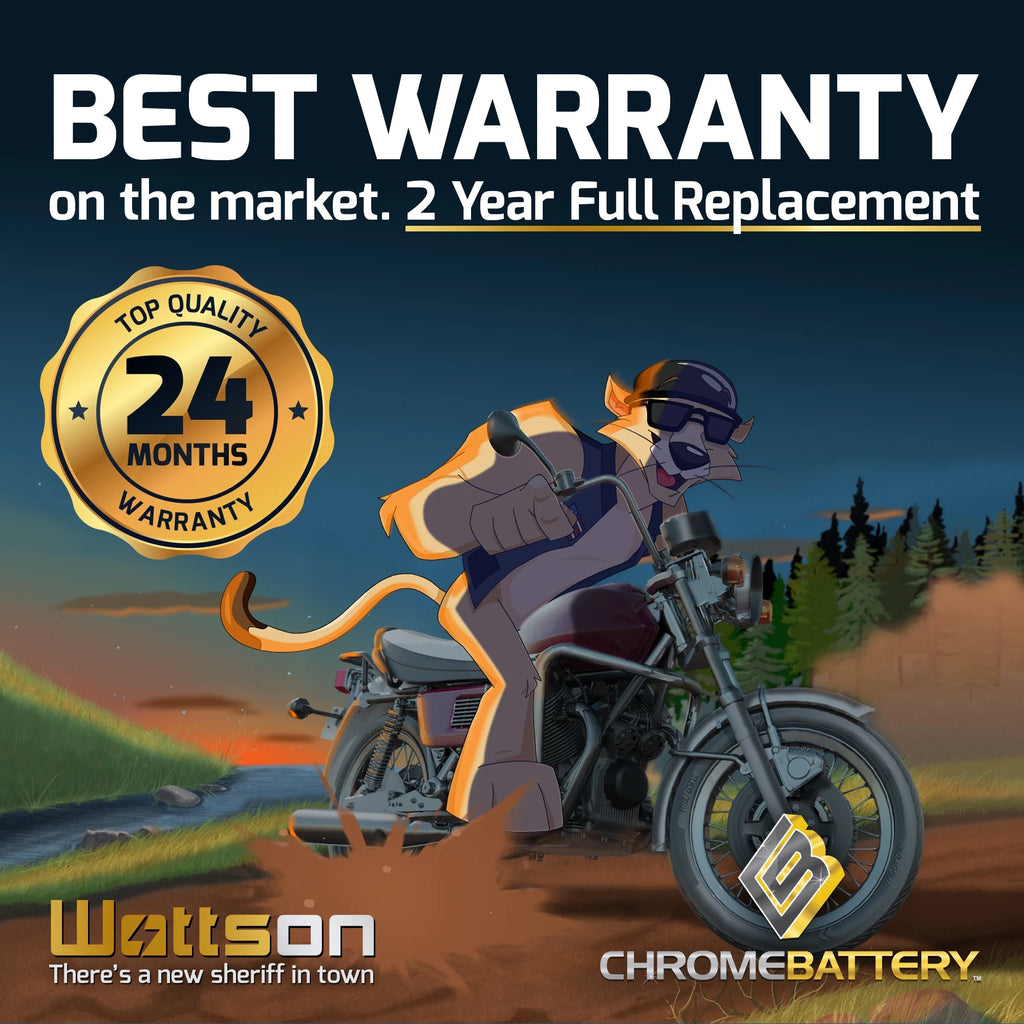 12 Volts 8.6 Ah 190 Cca Motorcycle Battery R53136