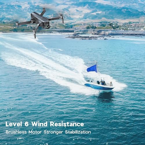 4K UHD Drone with Camera, 52 Mins Fly Time 2 Batteries, GPS Auto Return G92149