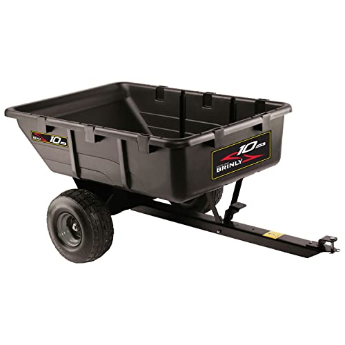 10 cu.ft. 650lb Heavy Duty Poly Utility Cart & Dump Trailer H379