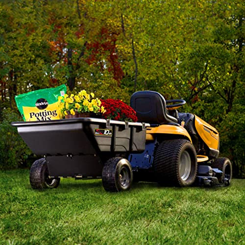 10 cu.ft. 650lb Heavy Duty Poly Utility Cart & Dump Trailer H379