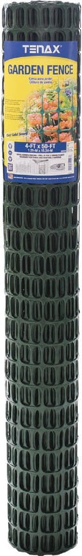 Green Polyethylene Garden Fence 2" X 2" Mesh K378996