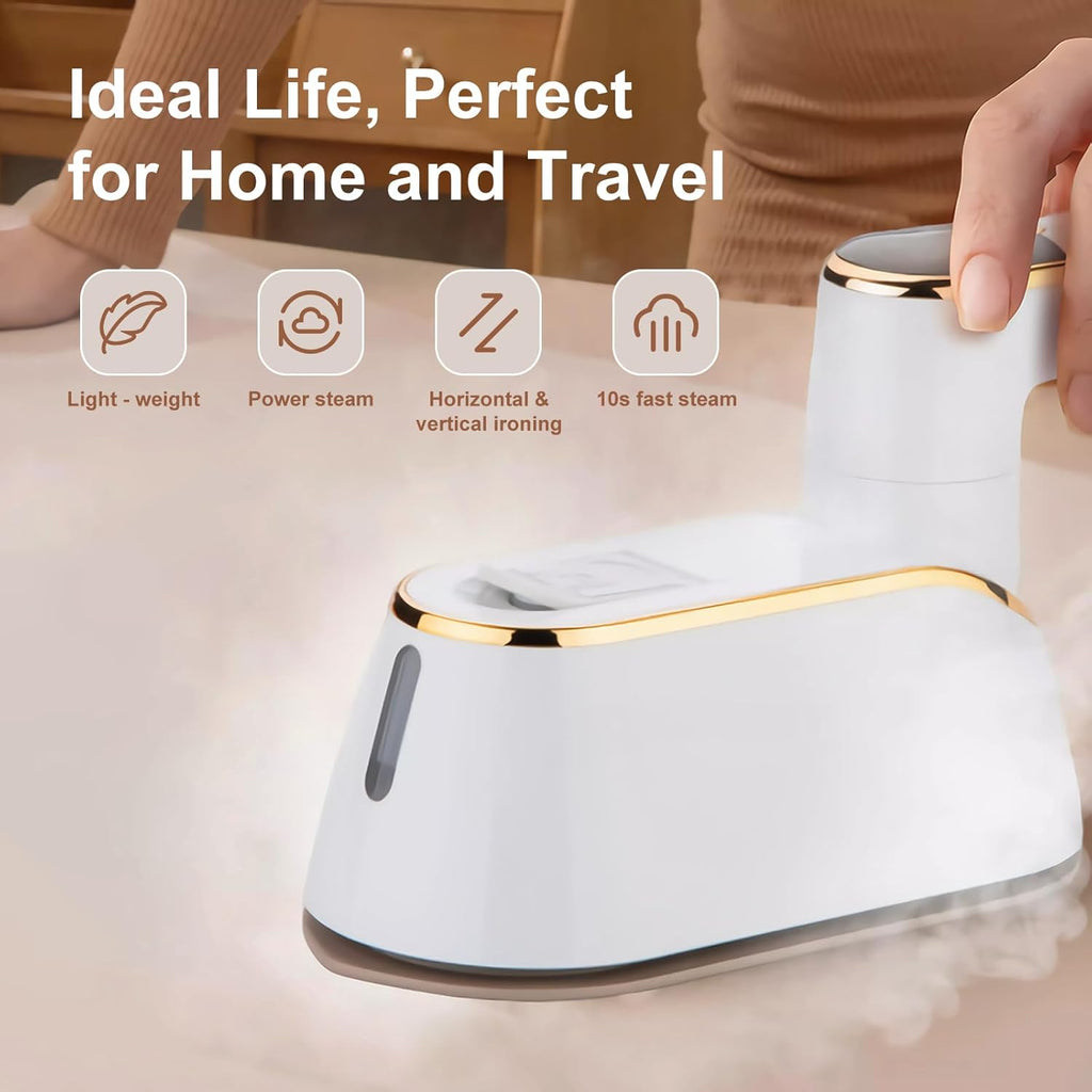 1300W Portable Handheld Clothes Steamer with LCD Screen U605099