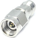 2.4 mm Female to 2.92 mm Male Microwave Adapter, DC to 40 GHz, 50 Ohm, Stainless Steel Body, Pack of 2 U31453
