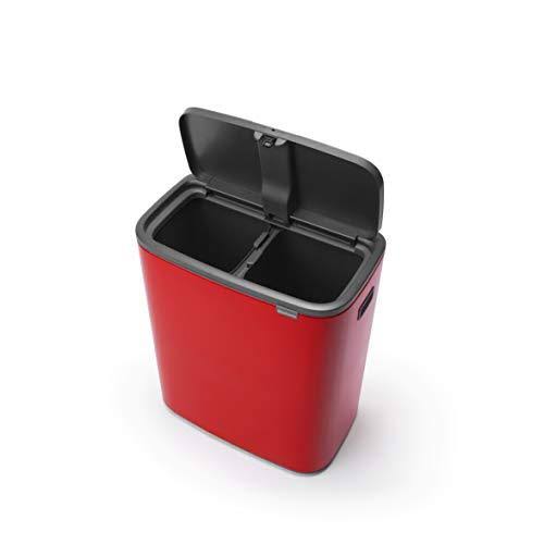 Passion Red Touch Bin 2 x 30 LITER F408515