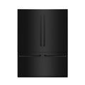 Built-In Refrigerator with Internal Water and Ice Dispenser in Black Stainless Steel J142