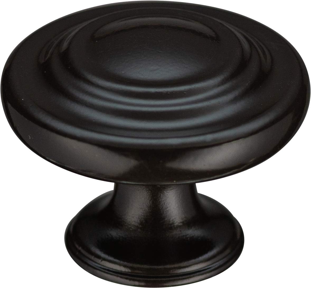 6 Pack 1 1/4 inch Natural Iron Cabinet Drawer Knob R8884