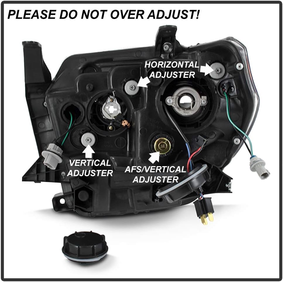 Black Projector Headlights Driver & Passenger Y43939