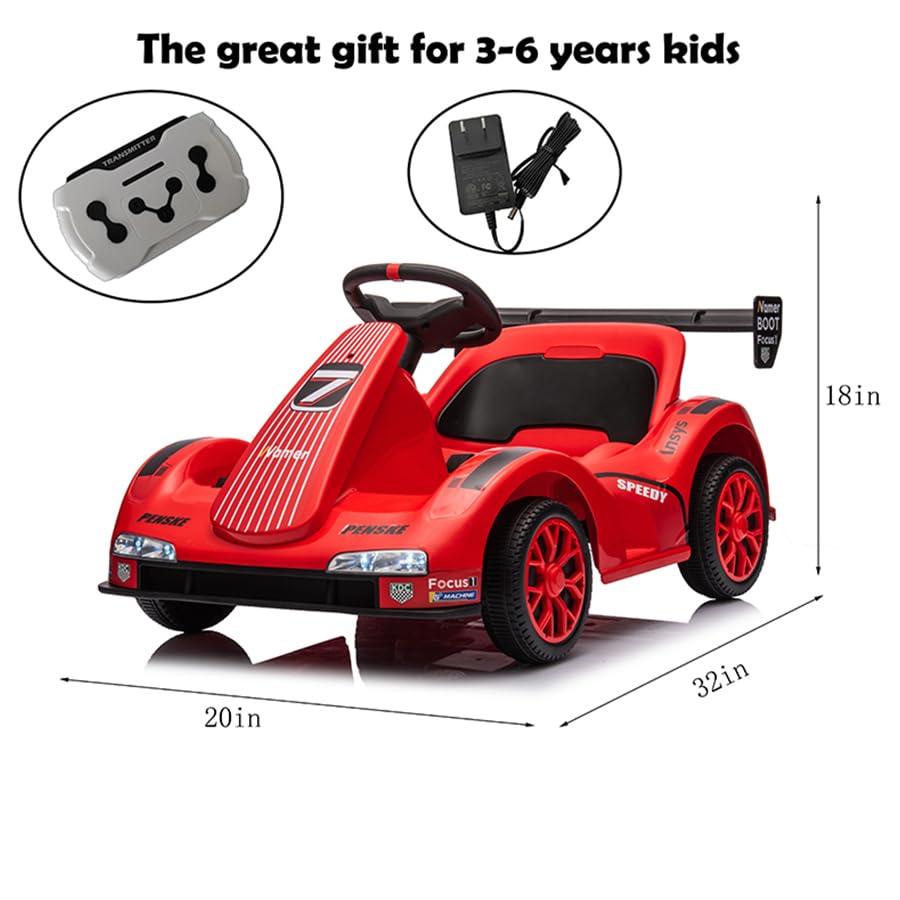 12V Battery Powered Ride On Car with Remote Control B247896