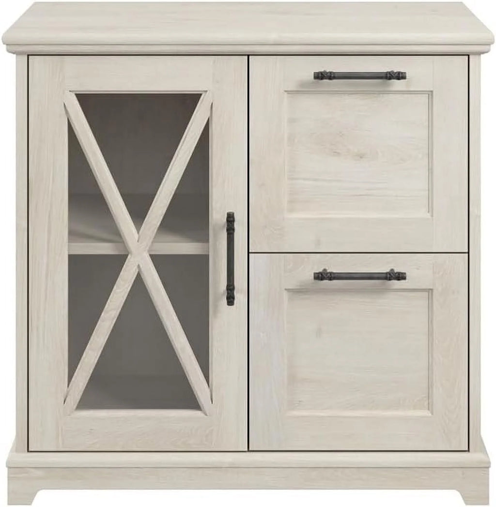 Lateral File Cabinet With Shelves J53771
