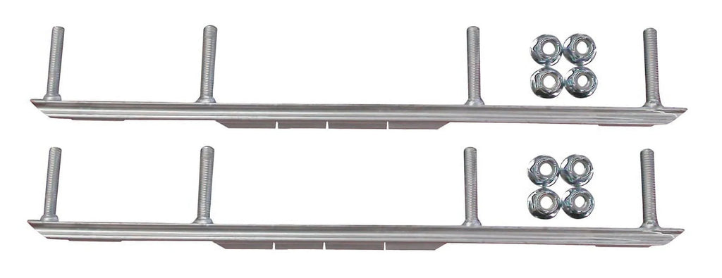Orange MTX Snowmobile Skis with 9" Shaper Bars Complete Kit S94635