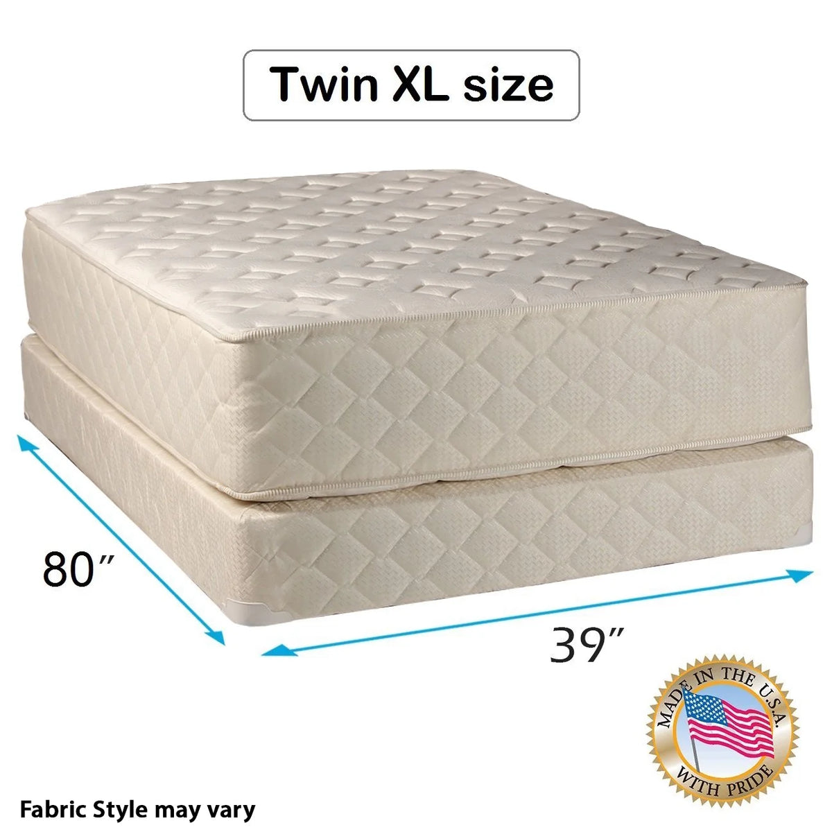 Twin XL Innerspring Mattress & Box Spring Set N20471
