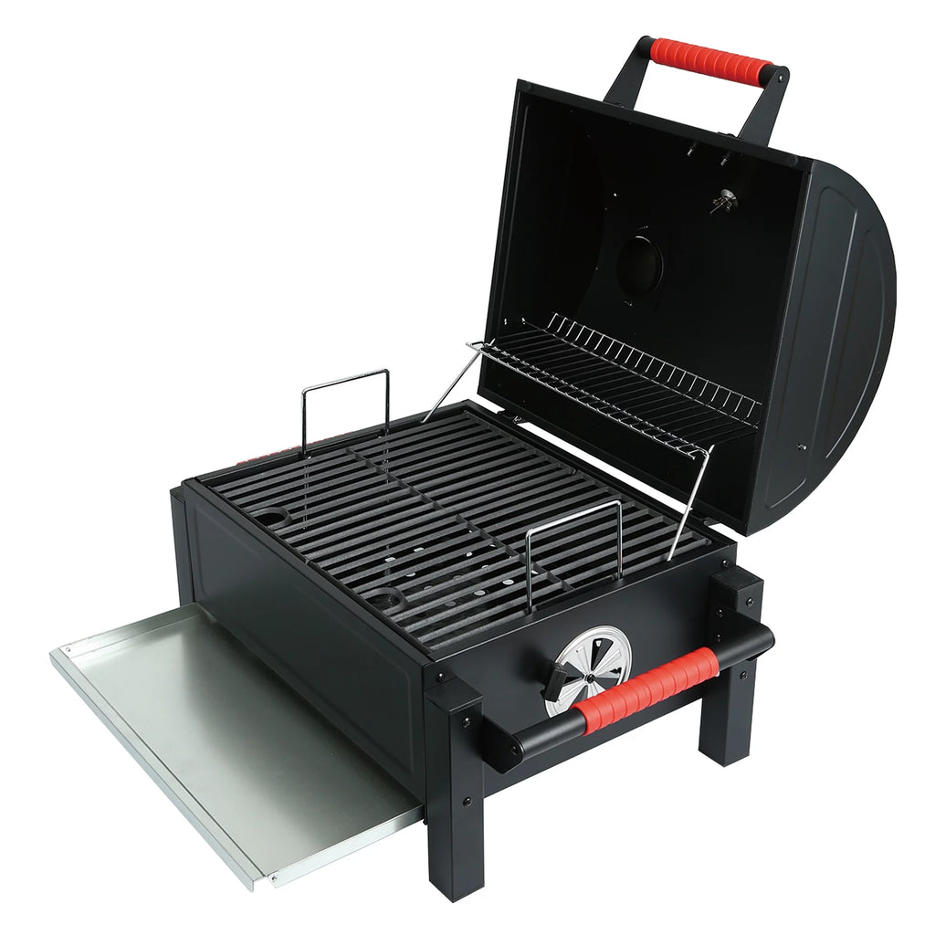 Portable Charcoal Grill with Cast Iron Grates G28695