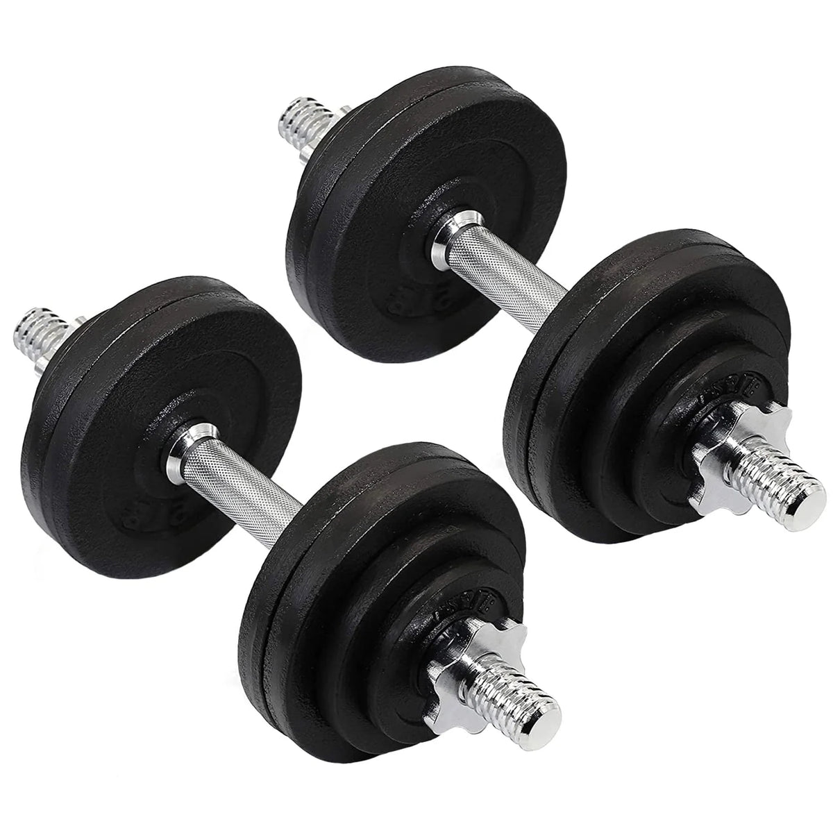 Adjustable Cast Iron Dumbbells Set N158042