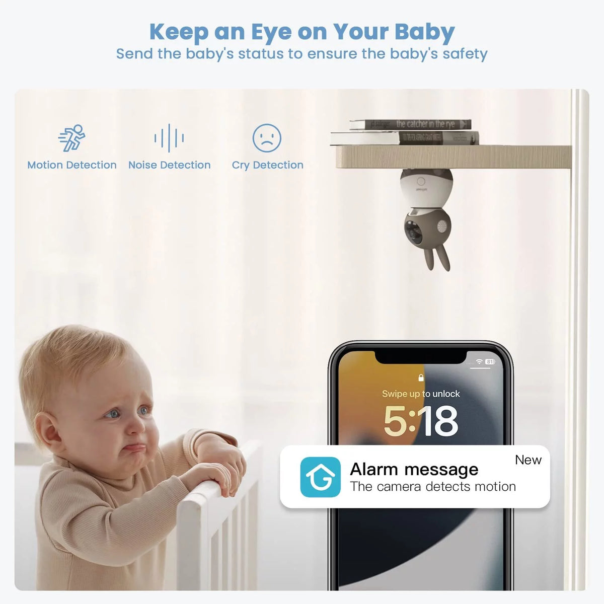 Baby Monitor with Camera and Audio E920064