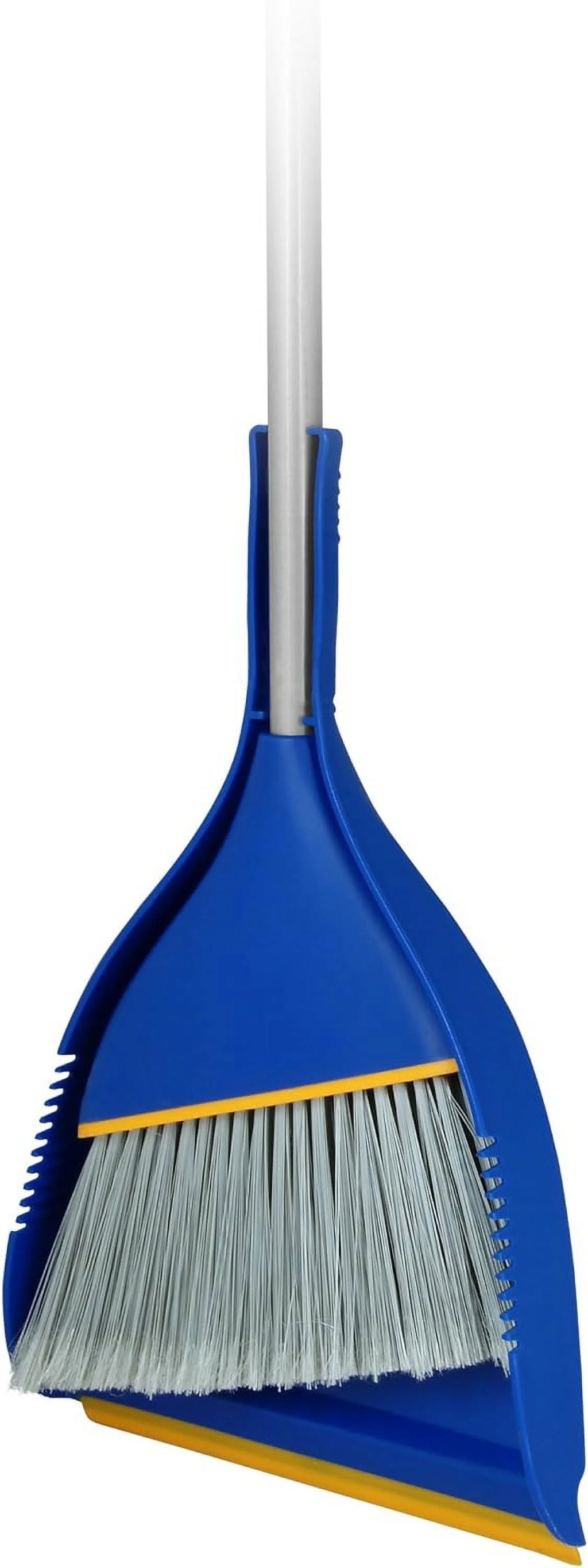 Heavy Duty Blue Plastic Dustpan with Rubber Edge T321792
