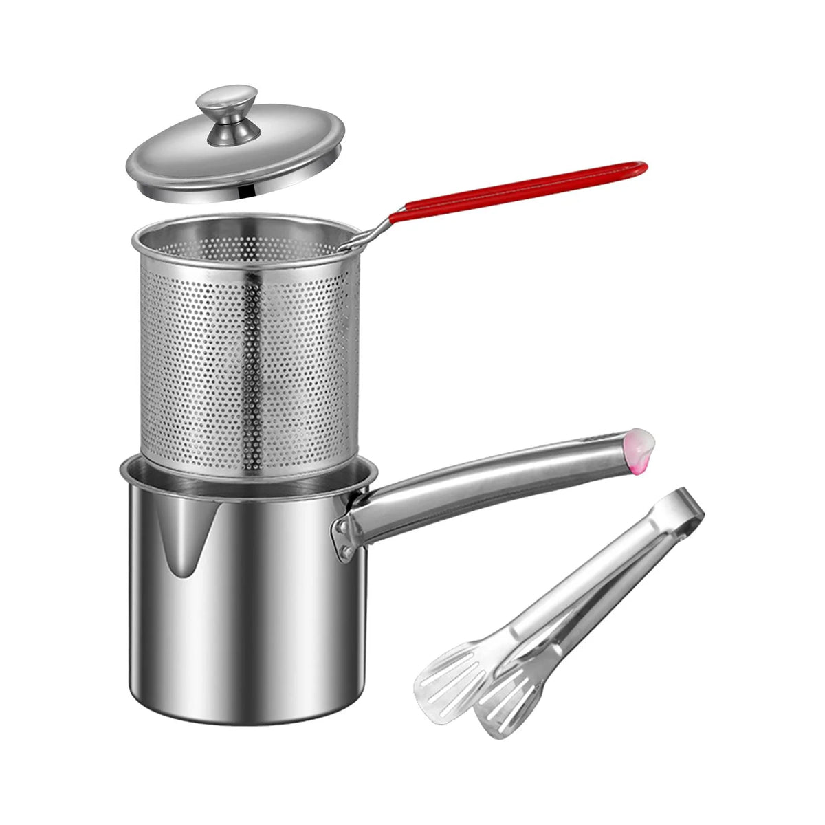 Nonstick Deep Frying Pot with Handles 1.2L H603
