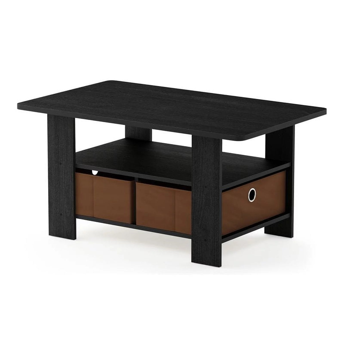 Americano Medium Brown Coffee Table with Bin Drawer L605568