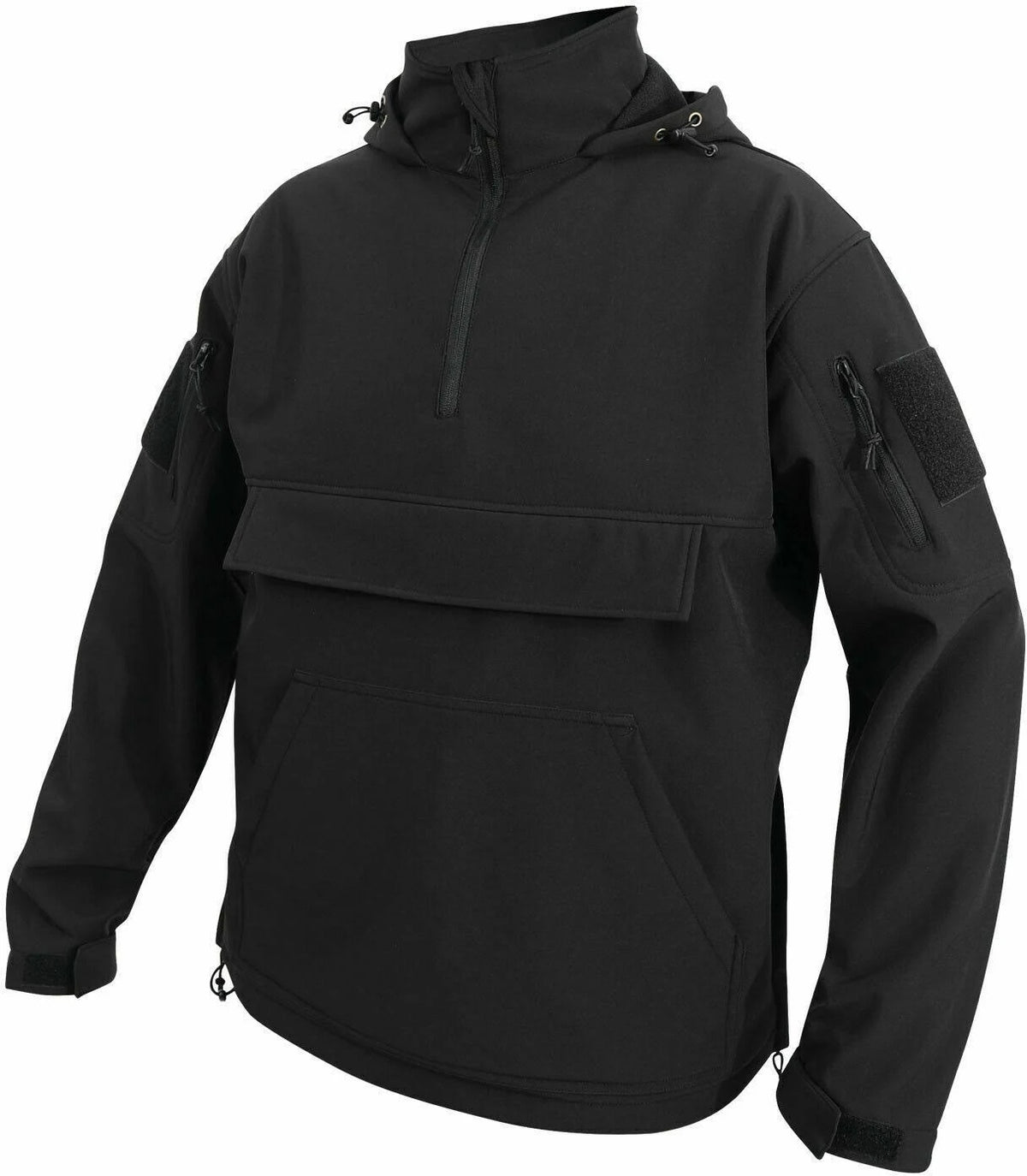 Black Soft Shell Anorak Z65478