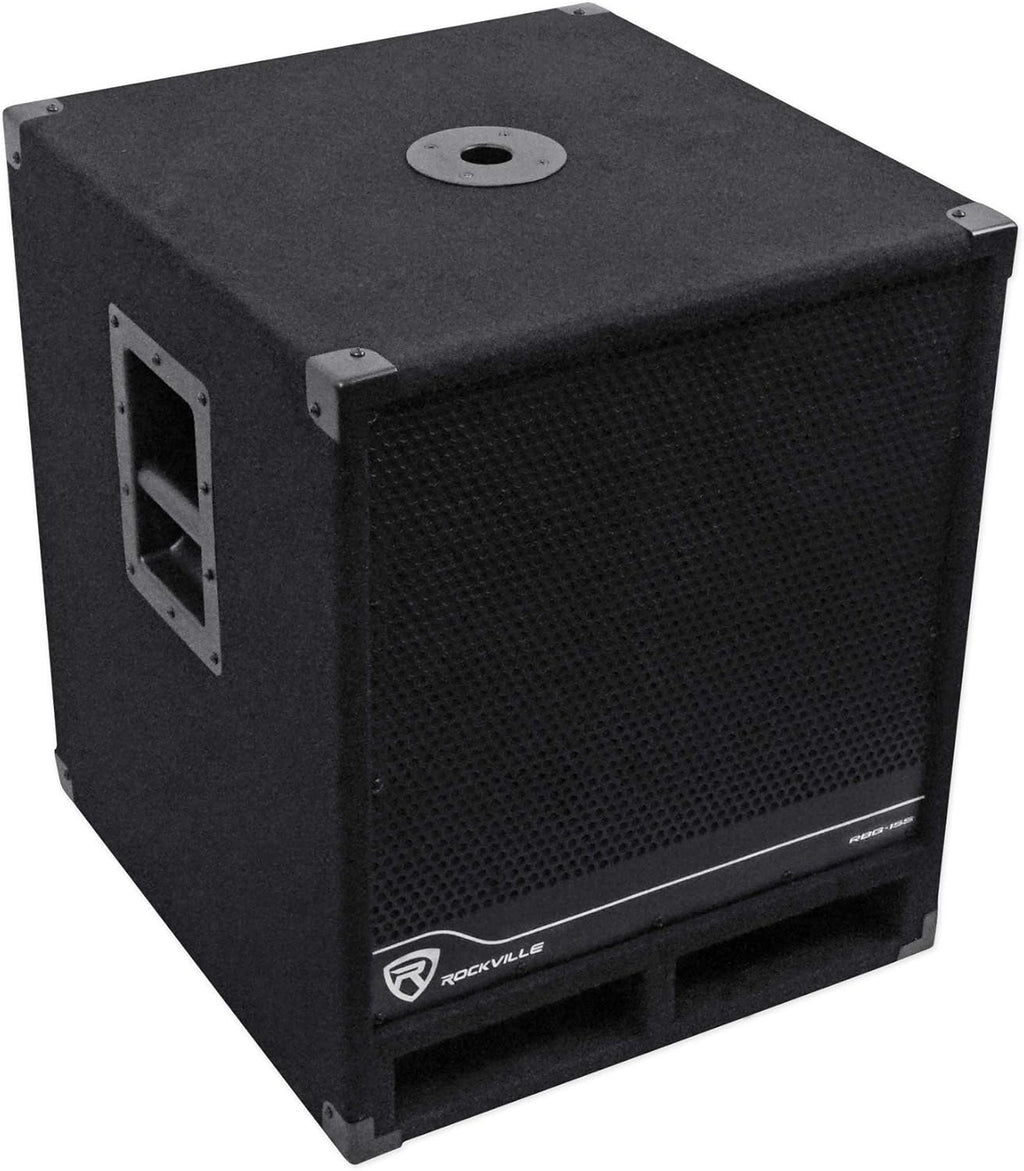 15" 1600w Active Powered PA Subwoofer with Steel Casters H8206