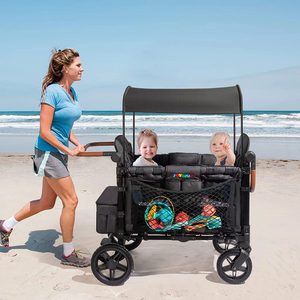 4 Seater Stroller Wagon with UV-Protection Canopy O623350